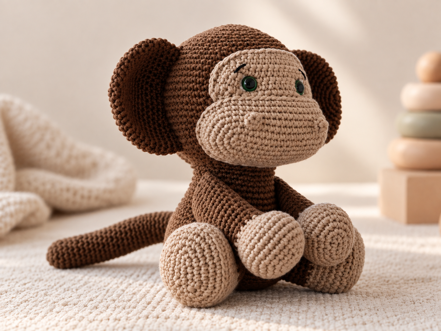 Figurine Singe en crochet – Image 2