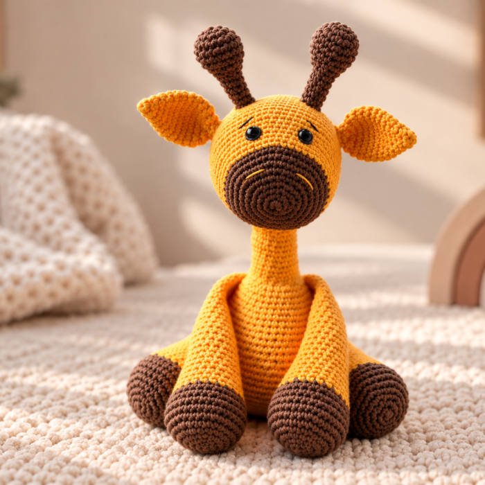 Figurine Girafe en crochet