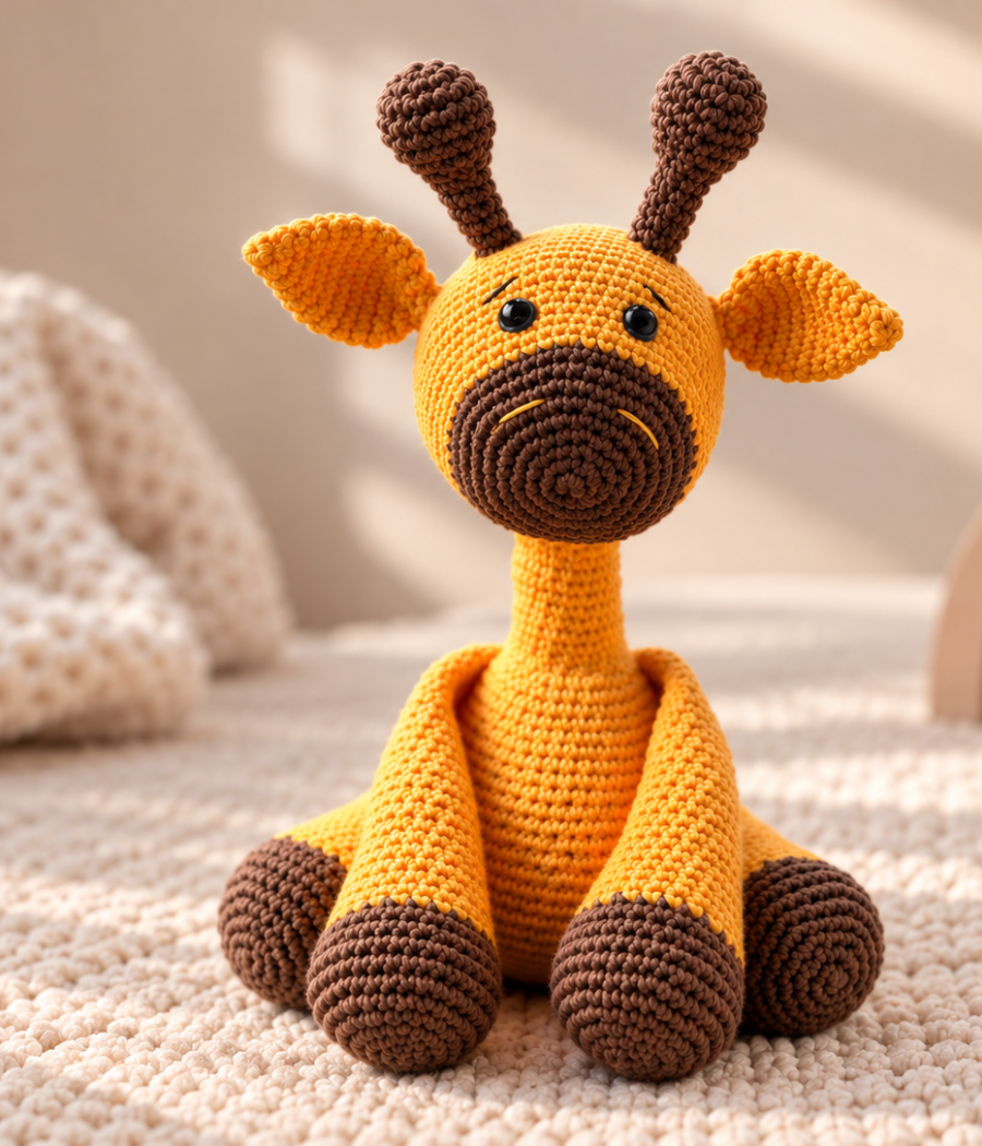 Figurine Girafe en crochet